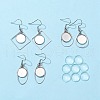 DIY Geometry Dangle Earrings Making Kit DIY-FS0002-82-7