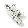 Tibetan Style Alloy Pendants TIBE-I026-6033AS-2