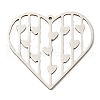 Non-Tarnish 201 Stainless Steel Pendants STAS-M318-13P-1