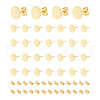 Unicraftale 50Pcs 304 Stainless Steel Stud Earring Findings STAS-UN0059-21B-1