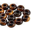 SOFPLATE 20Pcs Natural Tiger Eye European Beads G-SP0001-01B-02-1