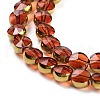 Electroplate Glass Beads Strands EGLA-C005-03B-3