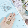 Unicraftale 40Pcs White Cat Eye Charms STAS-UN0045-89-3