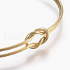 304 Stainless Steel Cuff Bangles BJEW-K197-47G-2