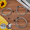 304 Stainless Steel Cable with TPU Sheathed AJEW-WH20006-36A-P-4