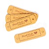 Microfiber Leather Labels DIY-TAC0005-56D-1
