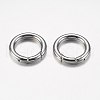 304 Stainless Steel Spring Gate Rings STAS-O114-030P-1