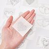 Fingerinspire Glitter Hotfix Rhinestone(Hot Melt Adhesive On The Back) DIY-FG0001-45-3