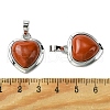 Natural Red Jasper Pendants G-C114-03P-21-3
