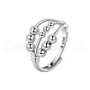 S925 Sterling Silver Adjustable Rings FS-WGA83BD-04-2