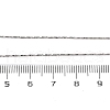 Brass Cardano Chain Necklaces for Women NJEW-D302-02P-3