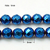 Non-Magnetic Synthetic Hematite Beads Strands G-C018-8mm-2