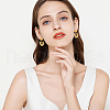 SOFPLATE 40Pcs Brass Clip-on Earring Findings KK-SP0001-14G-6