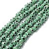Rondelle Evil Eye Lampwork Bead Strands LAMP-R121-04-2