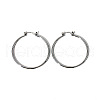 Stainless Steel Hoop Earrings SQ4494-2-1