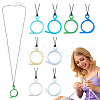 Aluminum Pendant Necklaces NJEW-NB00006-1