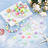DICOSMETIC 200Pcs Opaque Acrylic Beads SACR-DC0001-15-5