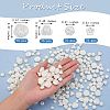 300Pcs 4 Style ABS Plastic Imitation Pearl Beads KY-SZ0001-39-2