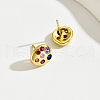 S925 Sterling Silver Nuggets Stud Earrings BX9782-4