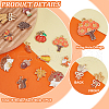   60Pcs 15 Styles Thanksgiving Day Alloy Enamel Pendants ENAM-PH0002-88-4
