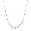 Mother's Day Jewellery Potato Natural Freshwater Pearl Bib Necklaces NJEW-G153-01P-1