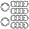 SOFPLATE 20Pcs 304 Stainless Steel Closed Jump Rings STAS-SP0001-85B-1