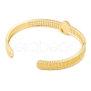Brass Micro Pave Cubic Zirconia Open Cuff Bangles BJEW-S147-27B-G-3