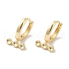 Brass Stud Earring Findings KK-U013-10G-1