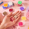 60G 12 Colors Resin Rhinestone Nail Art Decoration Accessories KY-TA0001-28-6