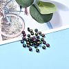 Opaque Black Acrylic Beads MACR-N008-17-5