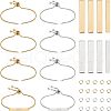 Unicraftale DIY Rectangle Link Slider Bracelet Making Kit STAS-UN0039-29-1