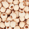 OLYCRAFT 100Pcs Natural Unfinished Wood Beads WOOD-OC0001-82-3