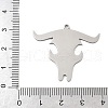 304 Stainless Steel Pendants STAS-S174-31P-3