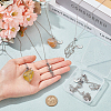 6Pcs Crystal Cage Holder Necklace NJEW-AB00035-3