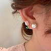 Imitation Pearl Beads Earrings for Women WG29476-113-1