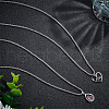  10Pcs 304 Stainless Steel Box Chain Necklaces Set for Men Women NJEW-NB0001-14-4