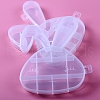 9 Grids Rabbit Shape Plastic Organizer Boxes X-ANIM-PW0001-115-2