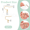 Unicraftale 100Pcs 316 Surgical Stainless Steel Earring Hooks STAS-UN0058-62-3