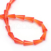 Transparent Glass Bead Strands GLAA-R170-4x8-01F-3