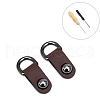 Alloy & PU Leather Suspension Clasps PW-WG1410A-09-1