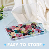 140Pcs 14 Style Transparent Baking Painted Glass Pendants LAMP-TA0001-02-9