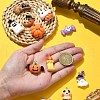 20Pcs 10 Styles Halloween Theme Opaque Resin Pendants RESI-YW0001-86-4