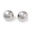 Tarnish Resistant 304 Stainless Steel Beads STAS-M057-17P-1