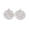 Non-Tarnish 304 Stainless Steel Pendants STAS-B031-27P-1