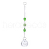 Faceted Crystal Glass Ball Chandelier Suncatchers Prisms AJEW-G025-A06-1