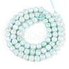 Electroplate Glass Beads Strands GLAA-N010-6mm-02-4
