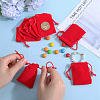 Beebeecraft Rectangle Velvet Drawstring Pouches TP-BBC0001-06A-3