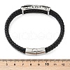 Braided Microfiber Leather Cord Bracelets BJEW-D304-09AS-3