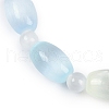 Natural Selenite Beaded Stretch Bracelets for Women BJEW-F481-01A-3