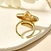 Brass Cuff Rings for Women RJEW-Q008-07C-G-5